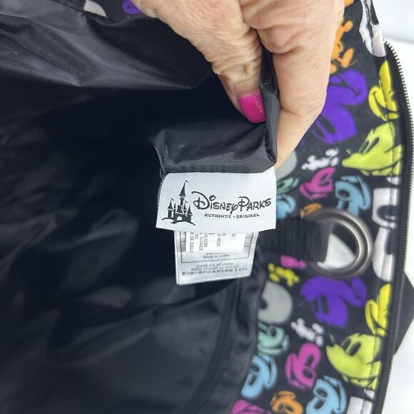 Disney Parks Mickey Mouse Tote Bag Multi Color Large Tote Waterproof - Picture 11 of 14
